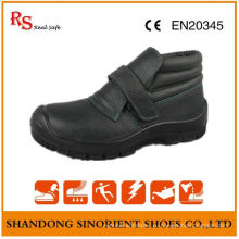 Химическая стойкая защитная обувь для сварки, без кружевной защитной обуви для мужчин RS022
